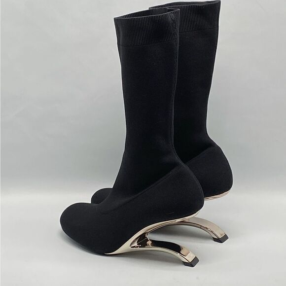 Alexander McQueen Sock Ankle Boots size 37 - Picture 7 of 12